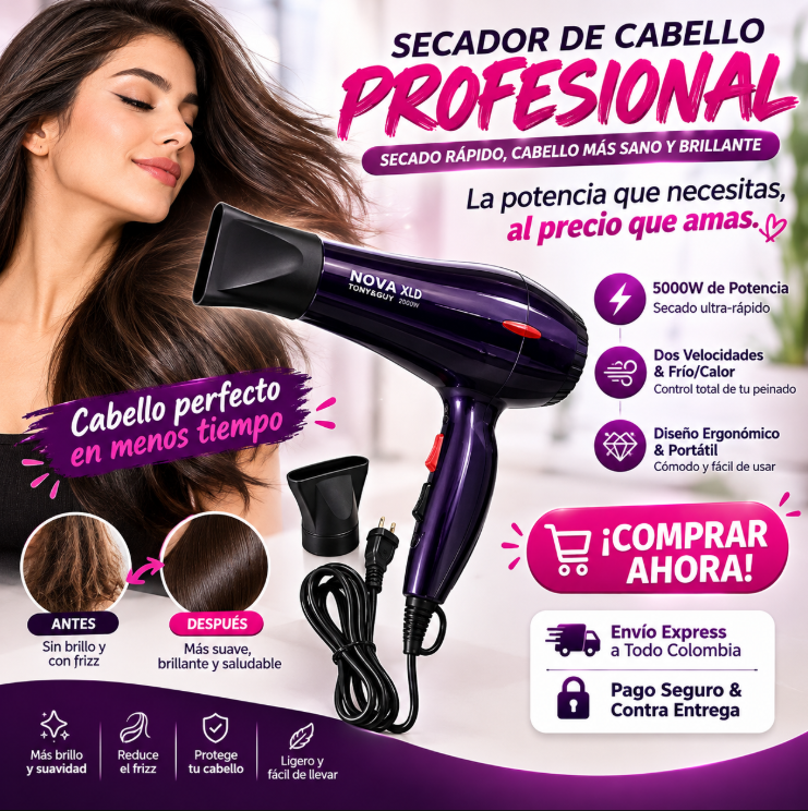 Secador de Pelo NOVA