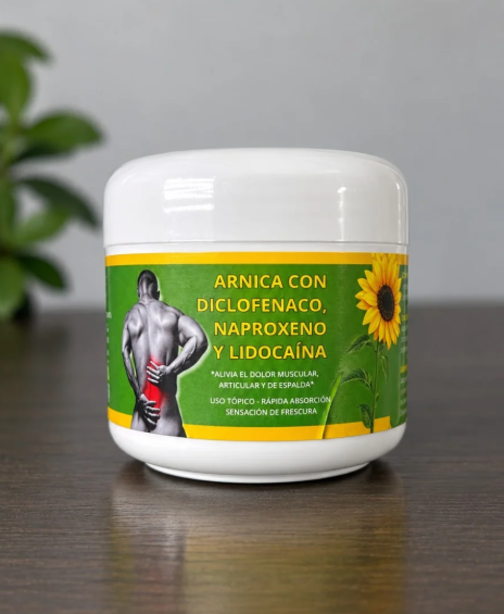 Crema Árnica Con Diclofenaco y naproxeno